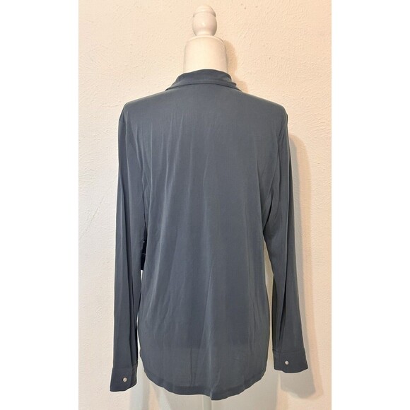 NWT Lucky Brand Women Size L Blue Button-Up Cardigan Capsule Wardrobe Office - Picture 5 of 10